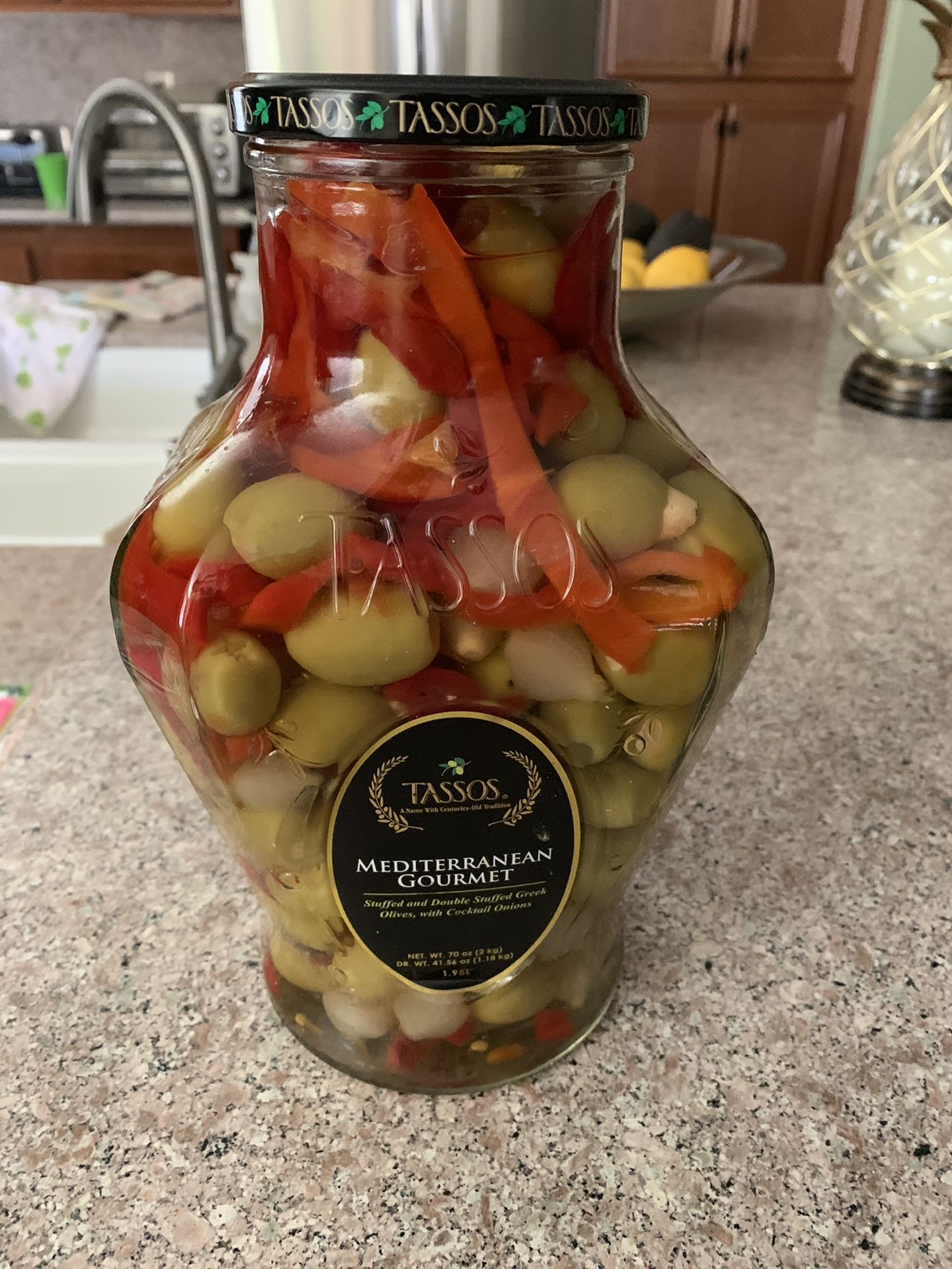 New jar of olives