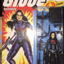 Gijoe Retro Baroness action Figure NEW Sealed