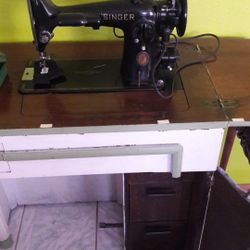 sewing machine. Singer