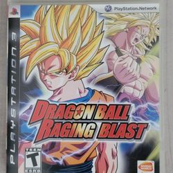 Ps3 Dragon ball Raging Blast game