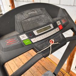 Treadmill a little dusty but works very well