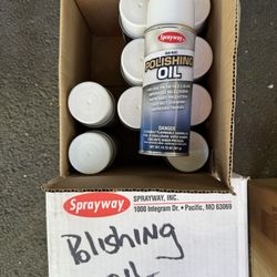20 Cans of Sprayway Polishing Oil Retail $260