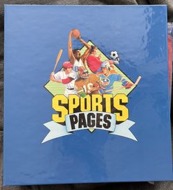 Sports Pages Collectible Binder with bag