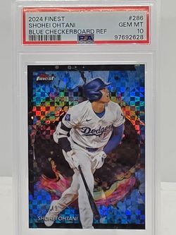 2024 Topps finest Shohei psa 10 color match
