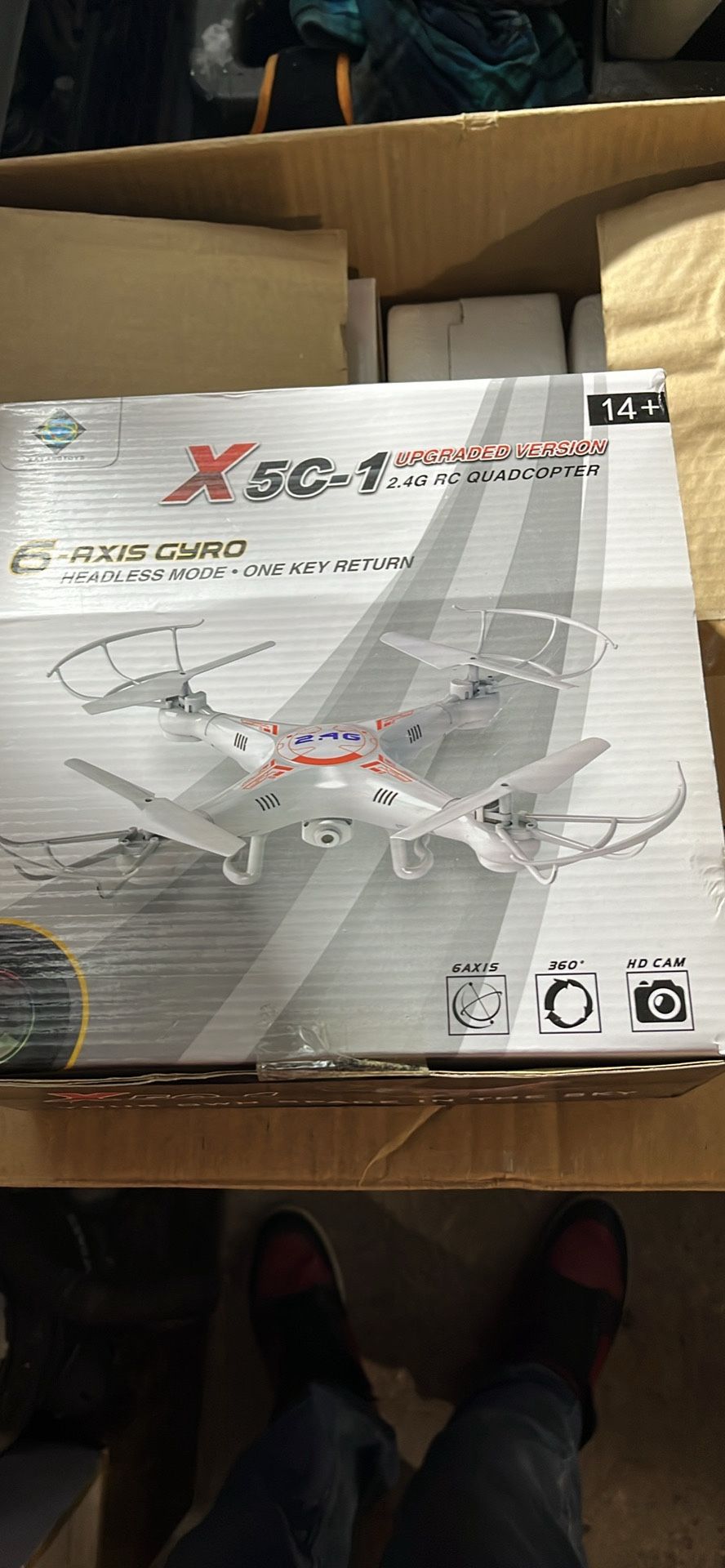 X5c-1 Upgraded Version 6 Axis Gyro Drone W Hd Cam
