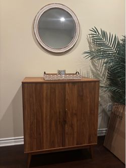 Liquor Cabinet with Wine Rack