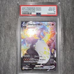 Pokemon Charizard Vmax Shiny Psa 10