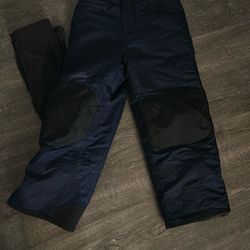 Medium Youth Navy Blue Snow Pants 