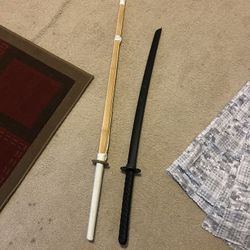Kendo And Plastic Katana 