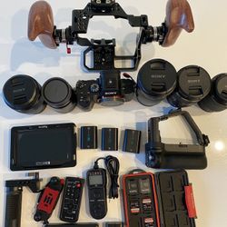 Sony A7iii Bundle With Five Lenses And Bag