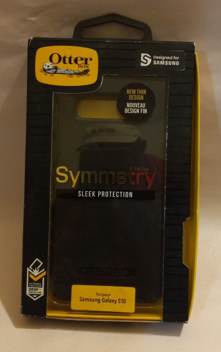 New Otterbox Symmetry Series Sleek Protection Case For Samsung Galaxy S10 Black