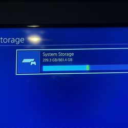 PS4 pro With 4 TB hard Drive 
