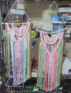BoHO style macrame wall hangings
