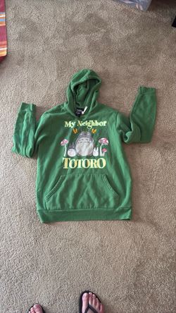 Boxlunch My Neighbor Totoro Green Forest Hoodie Pullover Women’s Size S