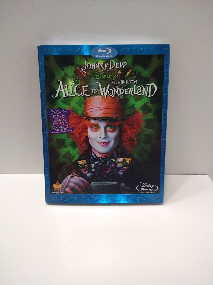 Disney 'Alice In Wonderland' Widescreen Blu-Ray *New*