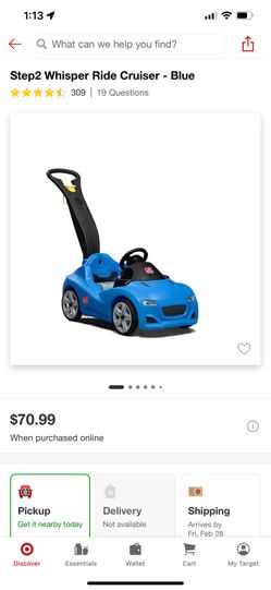Blue Kids Car