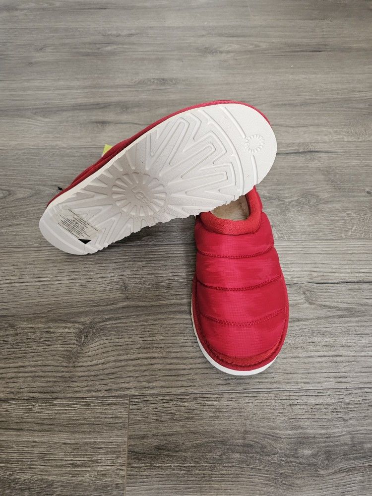 UGG Tasman LTA Insulated Red Slippers Mens Size 9