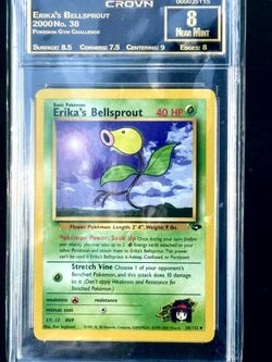 Pokemon Erika’s Bellsprout Grade 8