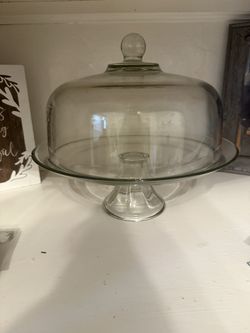 Heavy Glass Cake Stand 🎂