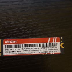 KingSpec 1Tb SSD M.2