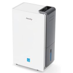 Dehumidifier,AEOCKY Max 80 Pint/D(Standard 56Pint/D) Smart Compressor Dehumidifier with Drain Hose, Intelligent Humidistat,for Basement,Bedroom,Home,B