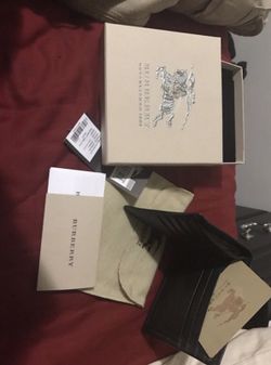 Authentic Burberry Wallet