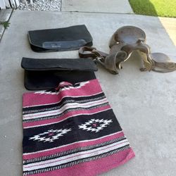 Saddle With Saddle Pads