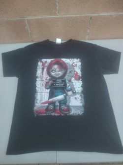 Chucky T-Shirt Ray Charles Lee Chicago P. D. Mug shot Size L