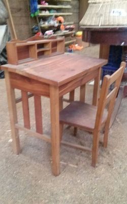 Toddler desk & chair