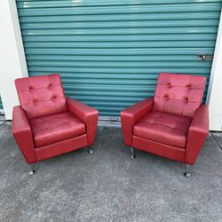 Red Armchairs
