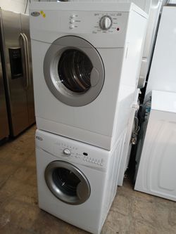Whirlpool 24" stackable front load washer and dryer set - Free delivery