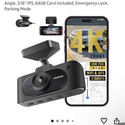 Brand New 4K Dash cam 