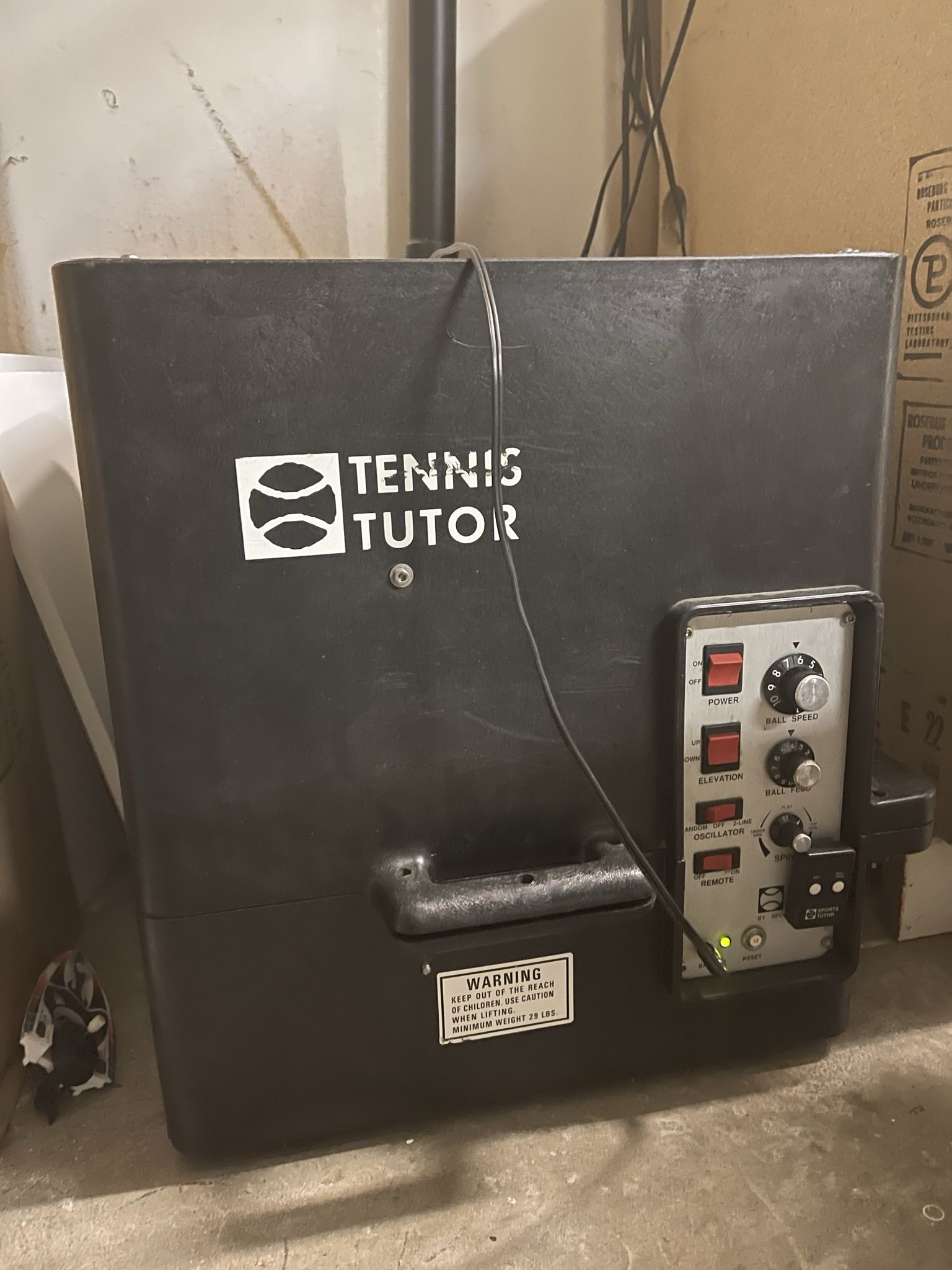 Tennis Tutor Plus Ball Machine