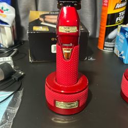 BaBylissPRO LimitedFX Boost+ Lithium Cordless Clipper & Cordless Skeleton Trimmer With Bonus Charging Base Set