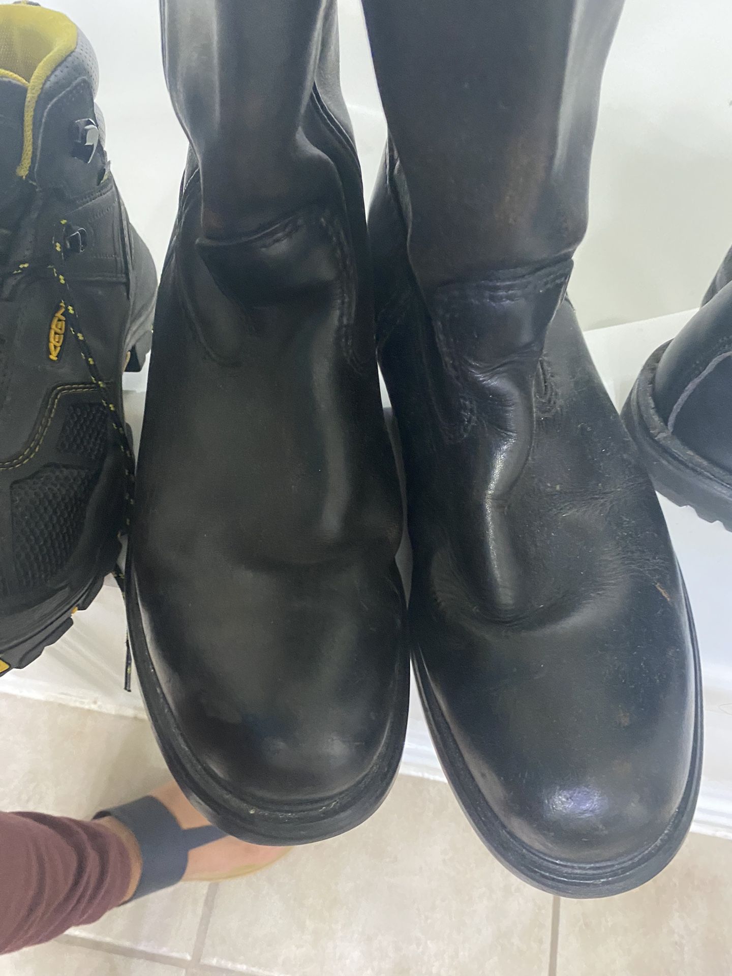 Steel Safety Toe Industrial Boot For Men