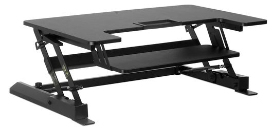Sit to Standing Desk Converter Adjustable Height with Gas Spring Riser NEW