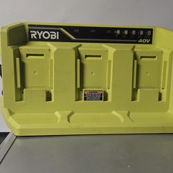 Ryobi 40V 3-Port Sequential Fast Charger