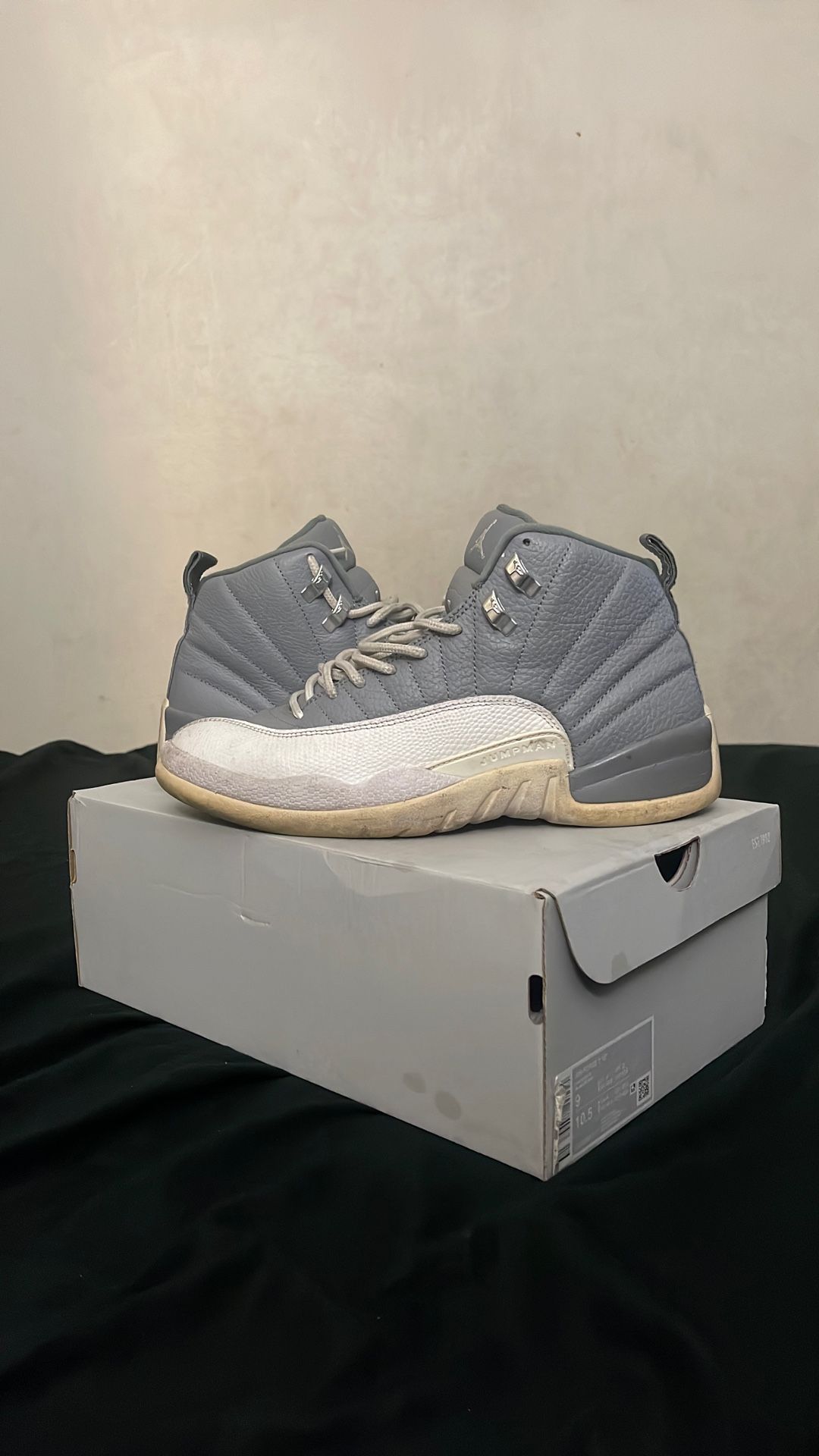 USED Jordan 12 Stealth Size 8.5