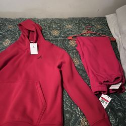 AIR JORDAN JOGGING SUIT ( RED ) ( BRAND NEW ) ( MENS LARGE ) 