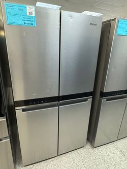 Whirlpool Stainless Steel Bottom Freezer Refrigerator
