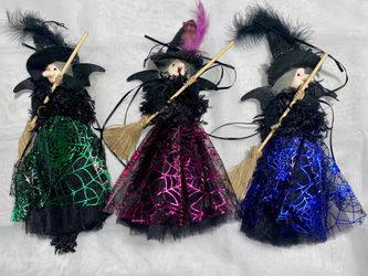 Halloween Witch Figurines Set of 3