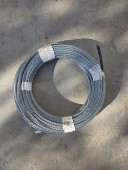 Wire rope - 100ft.
Diameter: 6 mm.