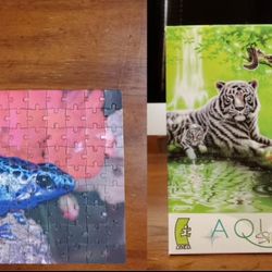 Glitter Puzzle 🧩 750 Pieces Plus Bonus!