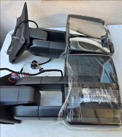 14-18 Chevrolet Silverado Gmc Sierra Tow Mirrors Espejos Retrovisores Chevy