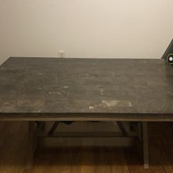 Granite-Style Table- 4 Chairs