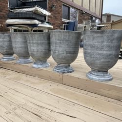 Very  Nice 6 Pots 20 Inch Tall  For  All 