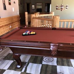 Brand New In Box-8ft pool Table Delivery/Setup Also Any Color Felt Included LEISURE TIME BILLIARDS 