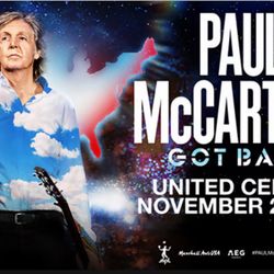 Paul McCartney: Got Back/ Front Row, Floor Seats - Chicago 11/25/25