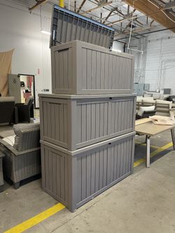 Outdoor Patio Resin Storage Boxes *New*