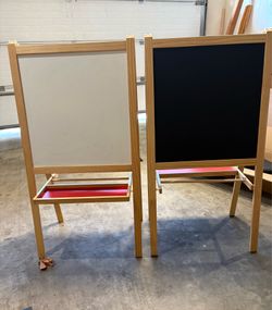 TWO Kids Art Easels